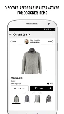 Fashiolista android App screenshot 2